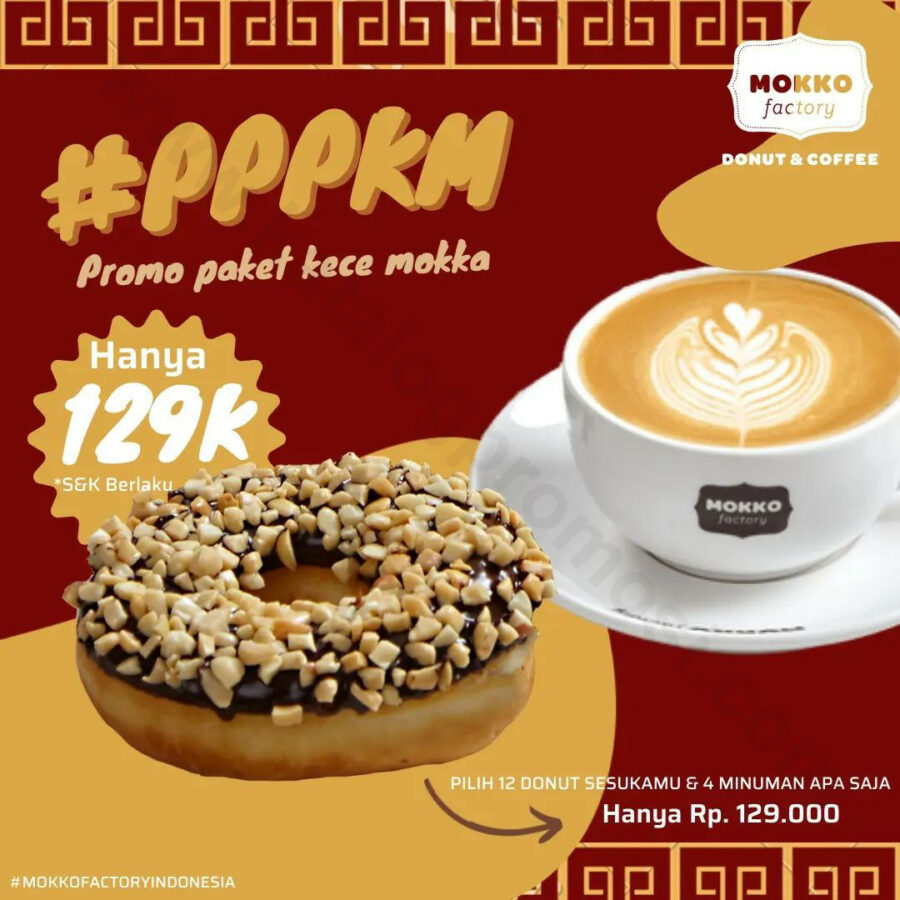 Mokko Factory Promo Paket Kece Mokko 12 Pcs Donut + 4 Minuman Hanya Rp ...
